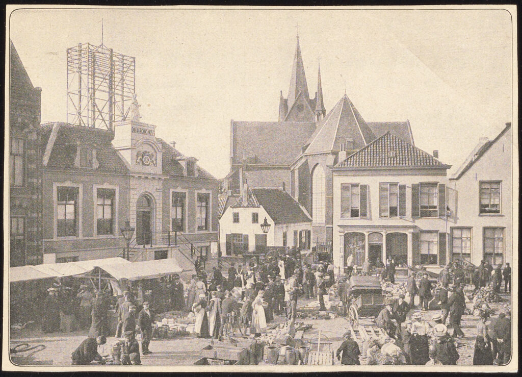 Foto uit gemeentearchief van de markt